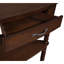 Petite table de coin triangulaire 33,8 po, table de coin en bois pour petits espaces / salon, table de bout à 3 niveaux avec pieds en bois massif-440278600
