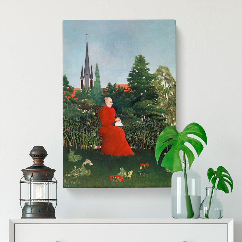 Portrait Of A Woman by Henri Rousseau - Wrapped Canvas, 76cm H x 50cm W x 3cm D