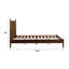  Structure de lit en bois massif Inno avec tête de lit à broche et lattes silencieuses, capacité de 1000 lb-962485926-959207309