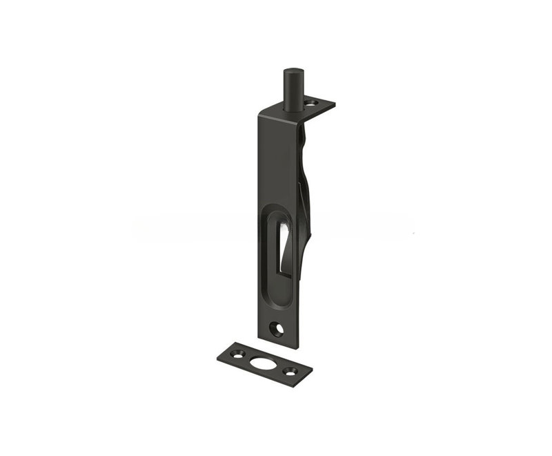 Boulon affleurant 4 po Deltana 4FBS10B; robuste; finition bronze huilé, Bronze huilé