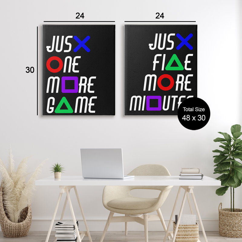 Ensemble de toiles 2 pièces Gamer
