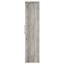Armoire haute Myerson Grey Driftwood à 2 portes en bois d'ingénierie