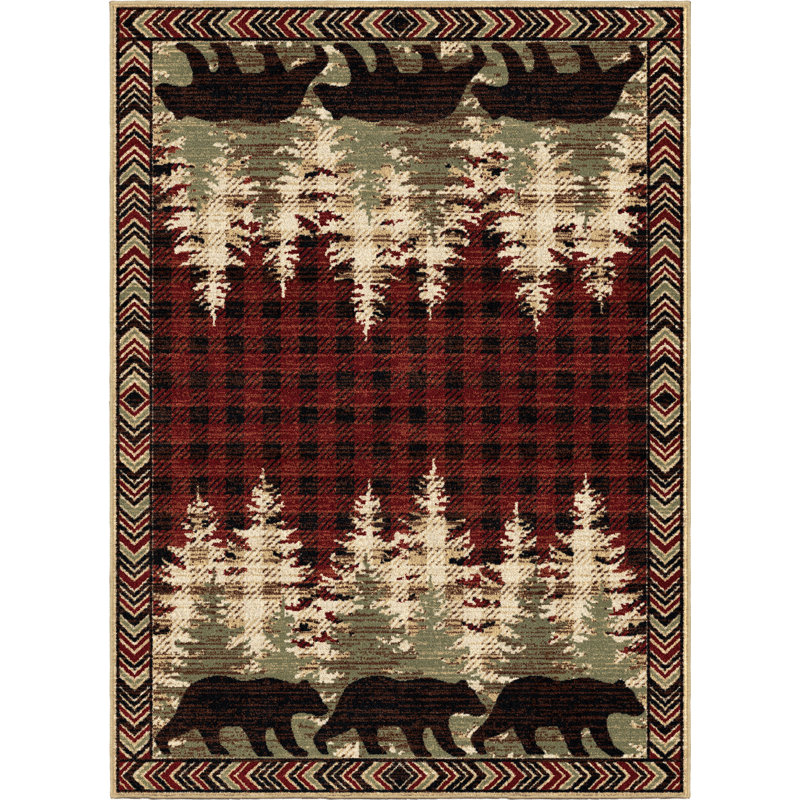 Barr Al Jissah Plaid Indoor Rug, Rectangle 2'3" x 3'3"