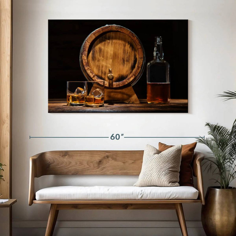 Yarlin Good Age Whiskey, 32" H x 48" W