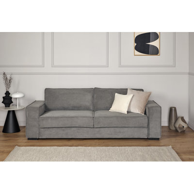 Charee 3 Seater Corduroy Fabric Sofa