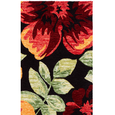 Jardin Hand Tufted Wool; Cotton Floral Indoor Rug