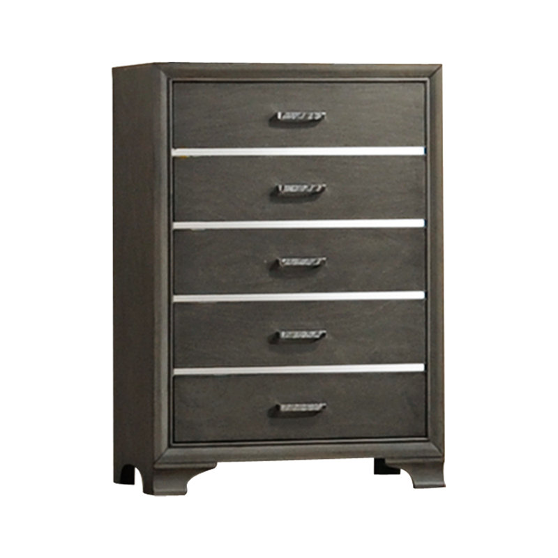 Mithun Platform 6 Piece Bedroom Set, Très grand