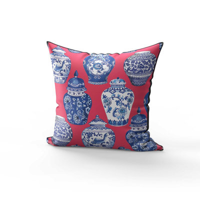Housse et insert de coussin décoratif intérieur / extérieur en polyester Dochia