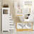 Goldean 34'' H X 22'' W X 11'' D Freestanding Bathroom Cabinet With Adjustable Shelf-594366867