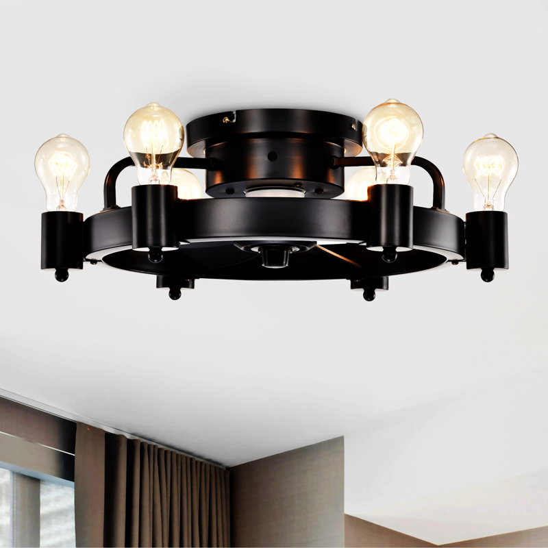 19.5''  Industrial  Ceiling Fan With Remote Control