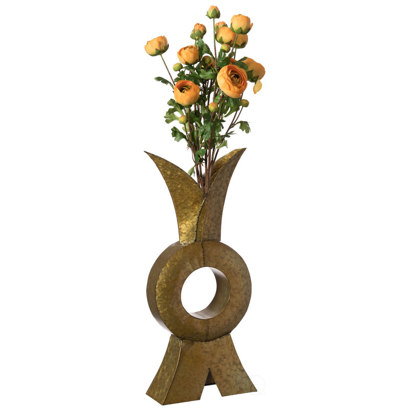 Metal Floor Vase