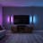 16" Modern Smart LED Wall Sconce, Dimmable Integrated Wall Light, RGBCW Color Changing, 100-265V, WiFi & Bluetooth Connection, Outdoor Commercial Wall Washing Lighting, Black-1254193932