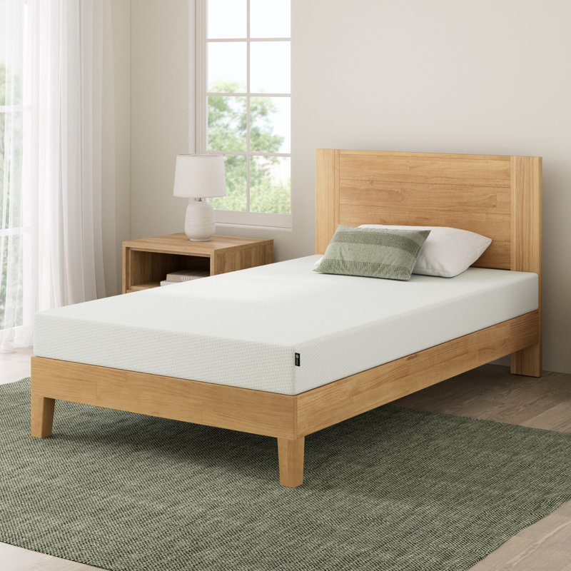Matelas en mousse viscoélastique imprégnée de charbon de bois 6 po Zinus, Jumeau, 8