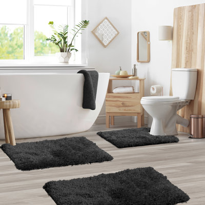 Ensemble de 3 tapis de salle de bain Kriebel