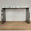 Console ardoise avec verre-132152522