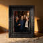 Black 1PC 5" x 7" Ornate Picture Frame with Horizontal or Vertical Display
