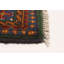 Tapis vert en laine noué à la main de conception unique 4 pi 10 po x 6 pi 4 po Kargahi