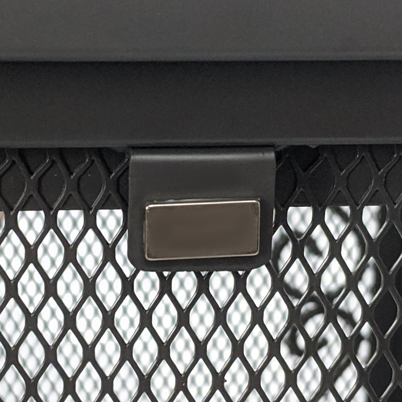 Metal Pet Crate with 1 Door, Black, Small (20" H x 17" W x 24" D)