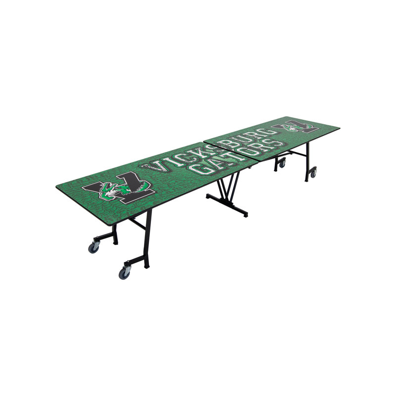 Table mobile de forme rectangulaire, L 145 po x l 30 po