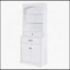 Armoire de salle de bain durable avec options de rangement polyvalentes et design moderne