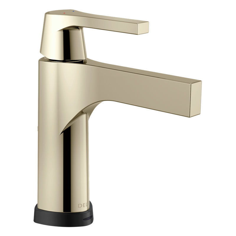 Zura Single Hole Touch2O Bathroom Faucet with Touchless Technology, Polished Nickel