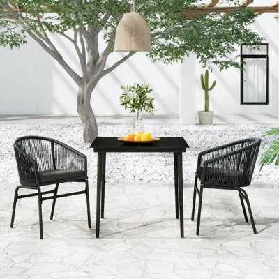 Janaina Rectangular 2 - Person Dining Set