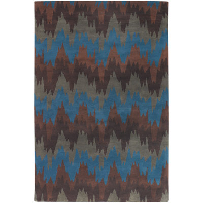 Clovie Wool Chevron Indoor Rug