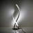 Kimmie 49cm Chrome Novelty Table Lamp