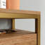 Armoire à chaussures murale brune avec miroir, option d'économie d'espace pour les petites zones d'entrée, cadre, portes basculantes, étagère et crochets