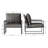 Angellina Faux Leather Armchair-1298459520