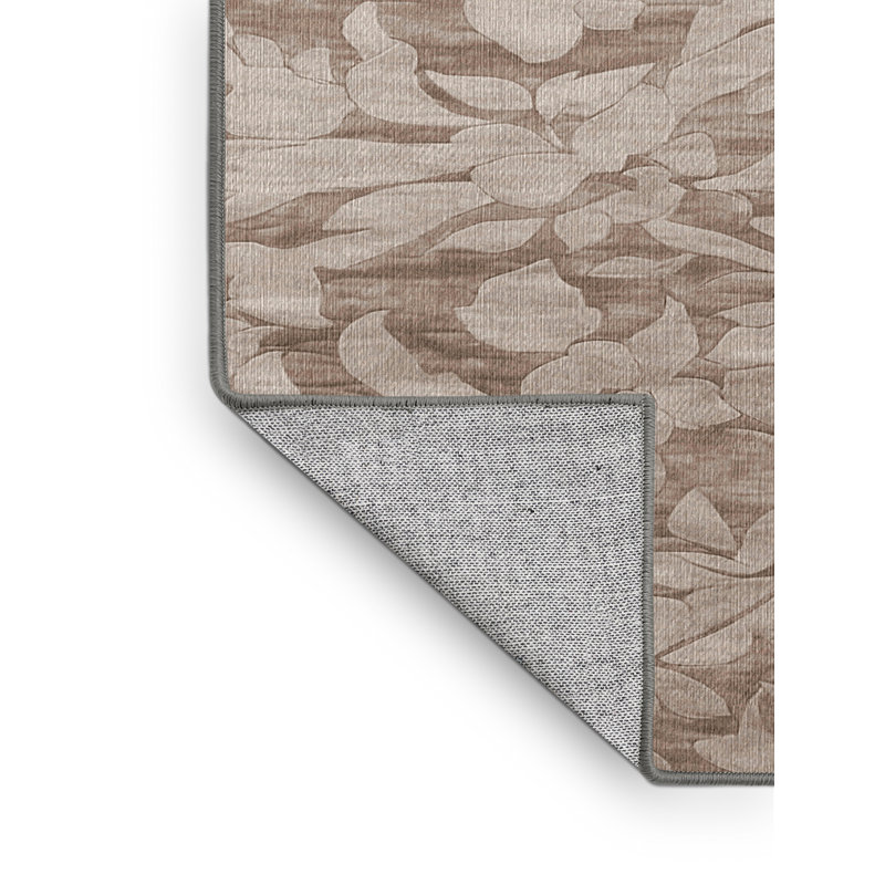 Machine Washable Gray Area Rug, Rectangle 2' x 3'
