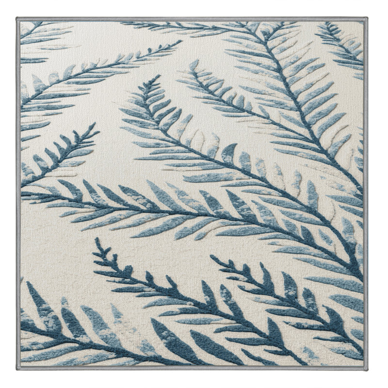 Tapis gris lavable à la machine