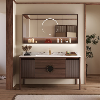 Simple modern Chinese style bathroom cabinet