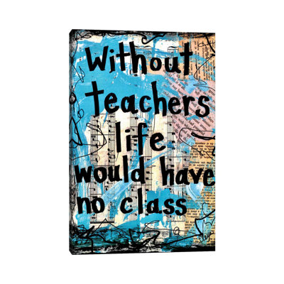 Teachers Class by Elexa Bancroft - Print on Canvas