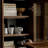 American style all solid wood closed bookcase