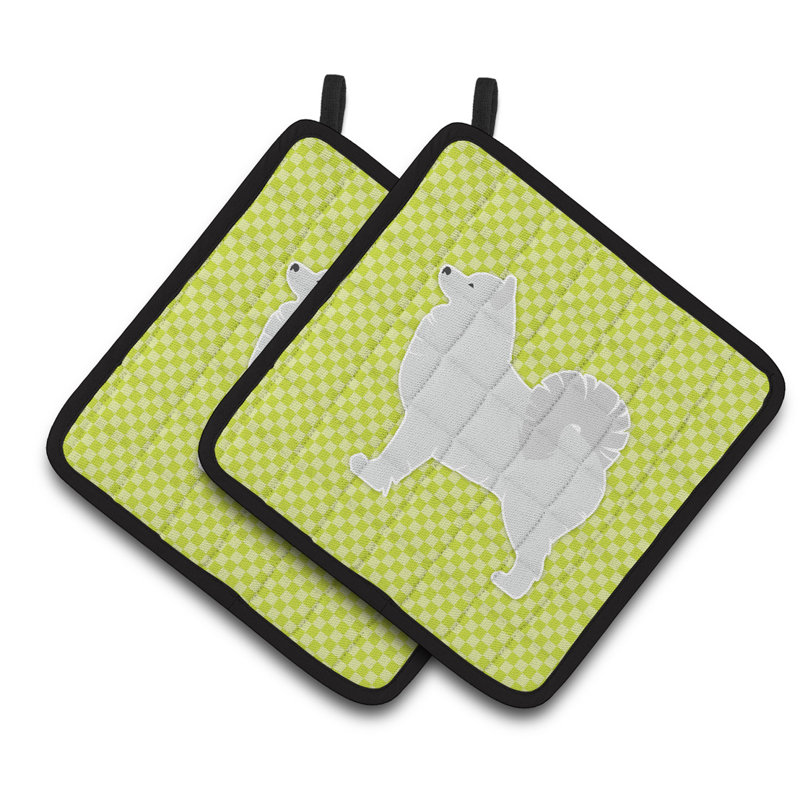 East Urban Home Polyester Potholder, Green