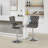 Anley Swivel Velvet Tufted Bar Stools with Adjustable Height & Chrome Base-115169308