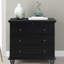 Armoire robuste à 3 armoires noires, polyvalente pour diverses utilisations avec armoire de rangement à plateau, maison spacieuse en bois massif-1710061473-1710061483