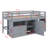 Jonee Loft Bed With 4 Drawers-381600876