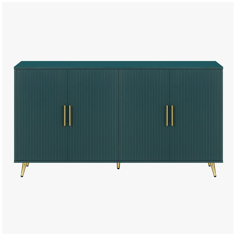 Crédence de rangement l 59,8 po Tavia, Vert antique