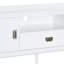 Meuble télé rectangulaire blanc brillant Pagan
