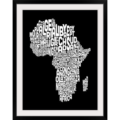 Francy " African Countries Map " by Michael Tompsett