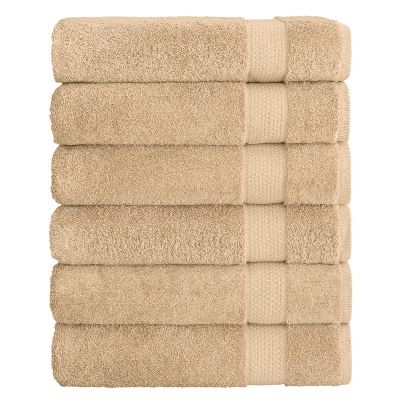 STARLIGHT 100% Turkish Cotton Terrycloth Bath Towels, Sesame