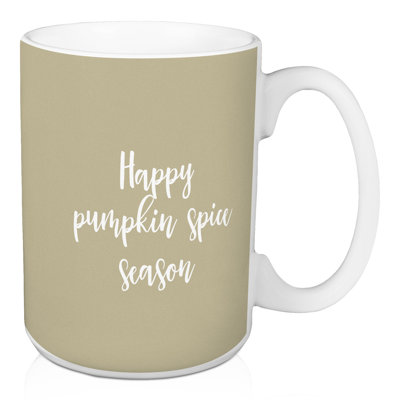 Grande tasse à café joyeuse citrouille Juba