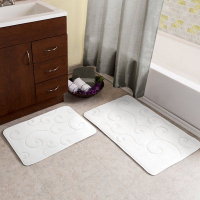 Gosim Memory Foam Non-Slip Bath Rug