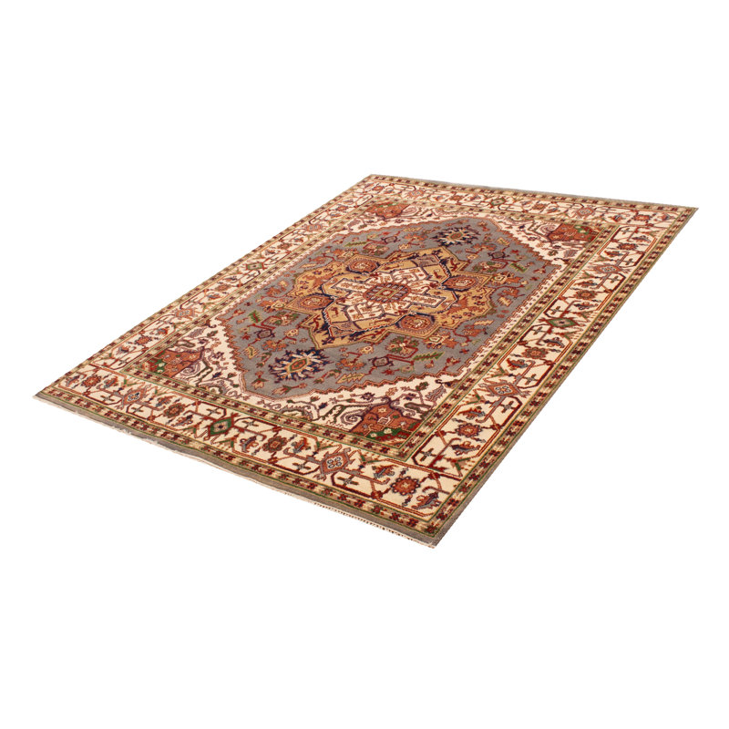 Tapis gris Serapi Heritage 8 pi 0 po x 9 pi 10 po