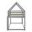 Low Bunk Bed,House Bed With Ladder-915623446