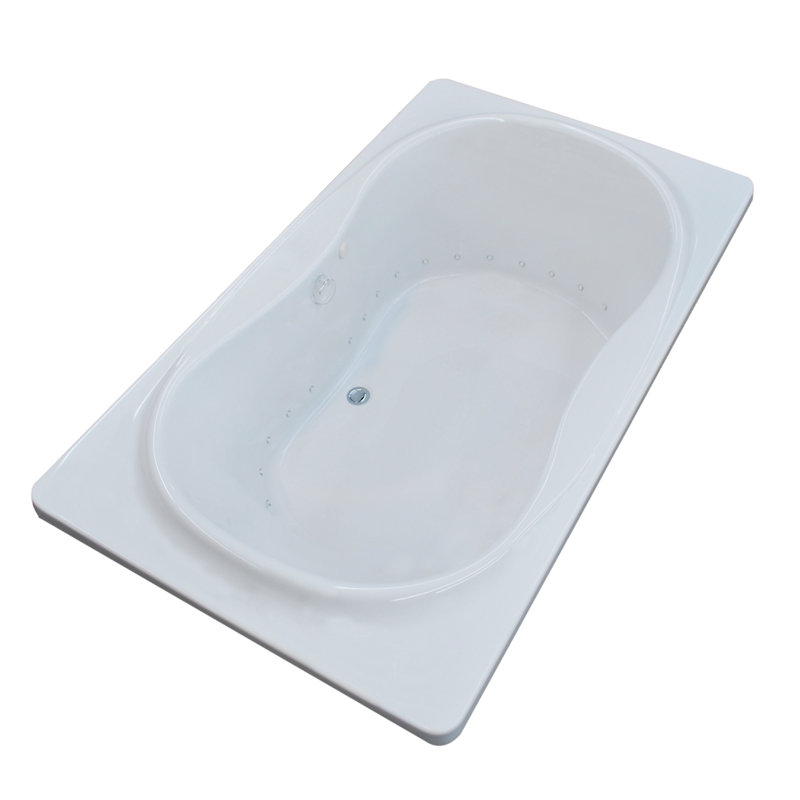 Cayman 71.5'' x 35.5'' Air Acrylic Bathtub