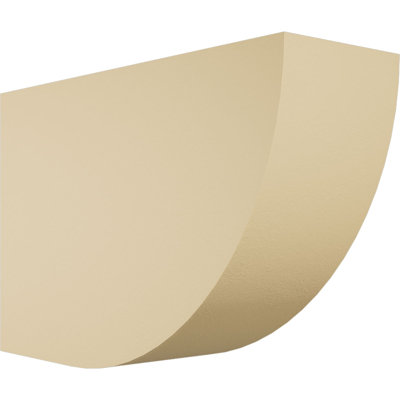 4"W x 8"H x 12"L Standard Durham Signature Urethane Rafter Tail, Primed Tan