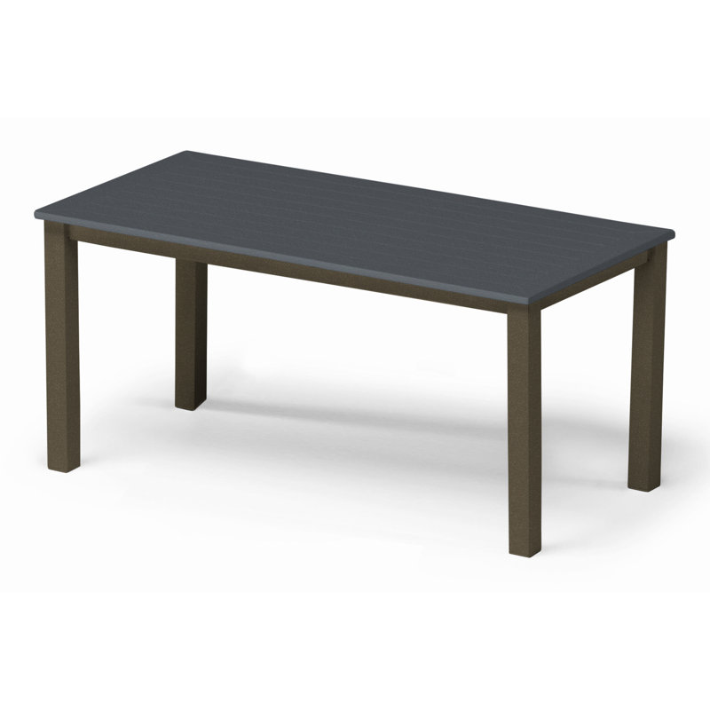 Table basse Robinett, Graphite classique P30, Bois de plage texturé
